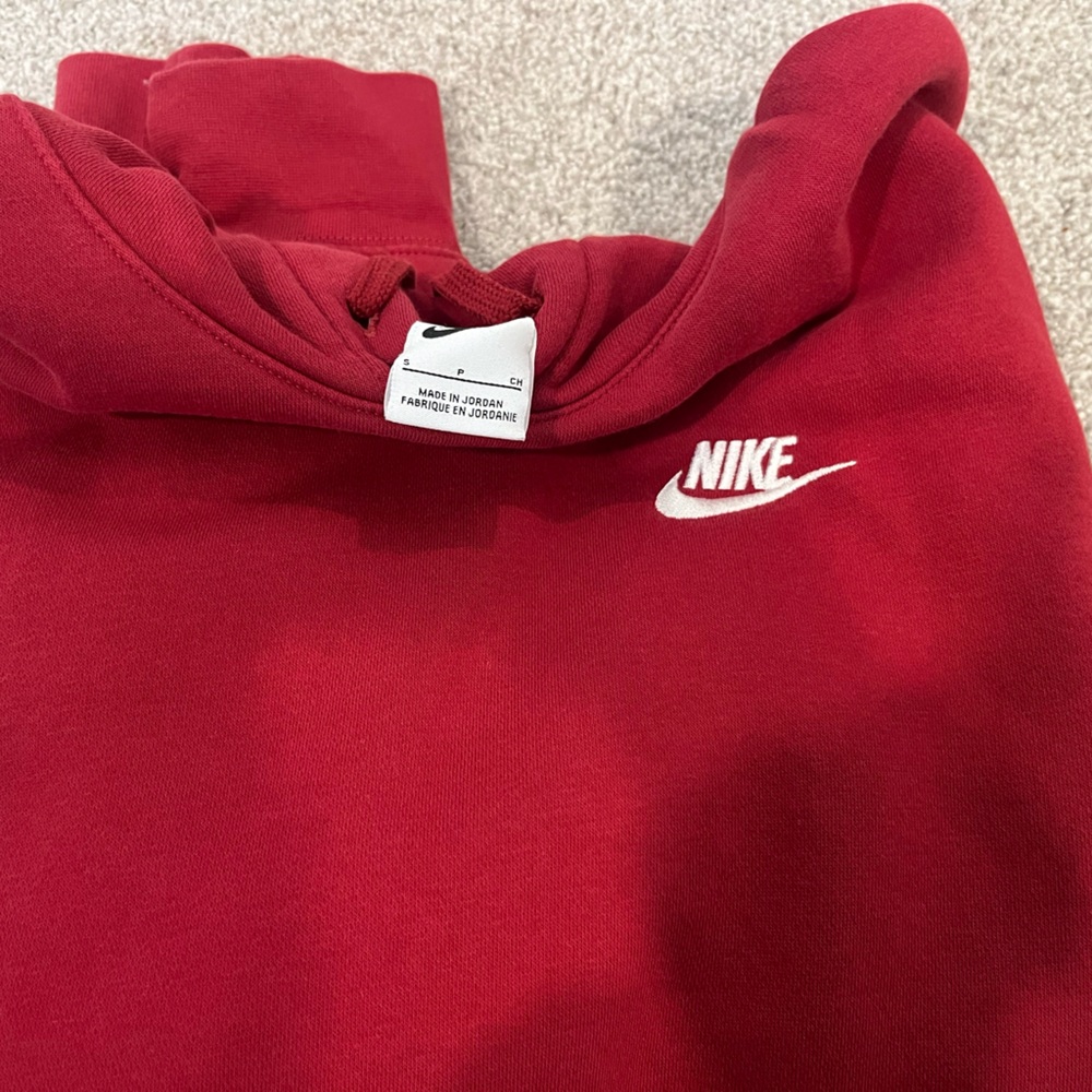 Womens red Nike hoodie - Picture 2 of 2